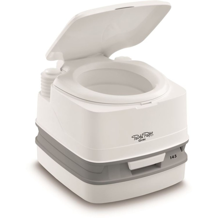 1 - Porta Potti Qube 145 Banheiro Químico Portátil ThetFord para Campista e Barco
